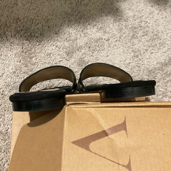 Theory Jasper Cheetah Slide Sandal Mules 6 - Picture 5 of 5